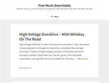 Tablet Screenshot of free-music-downloads.org